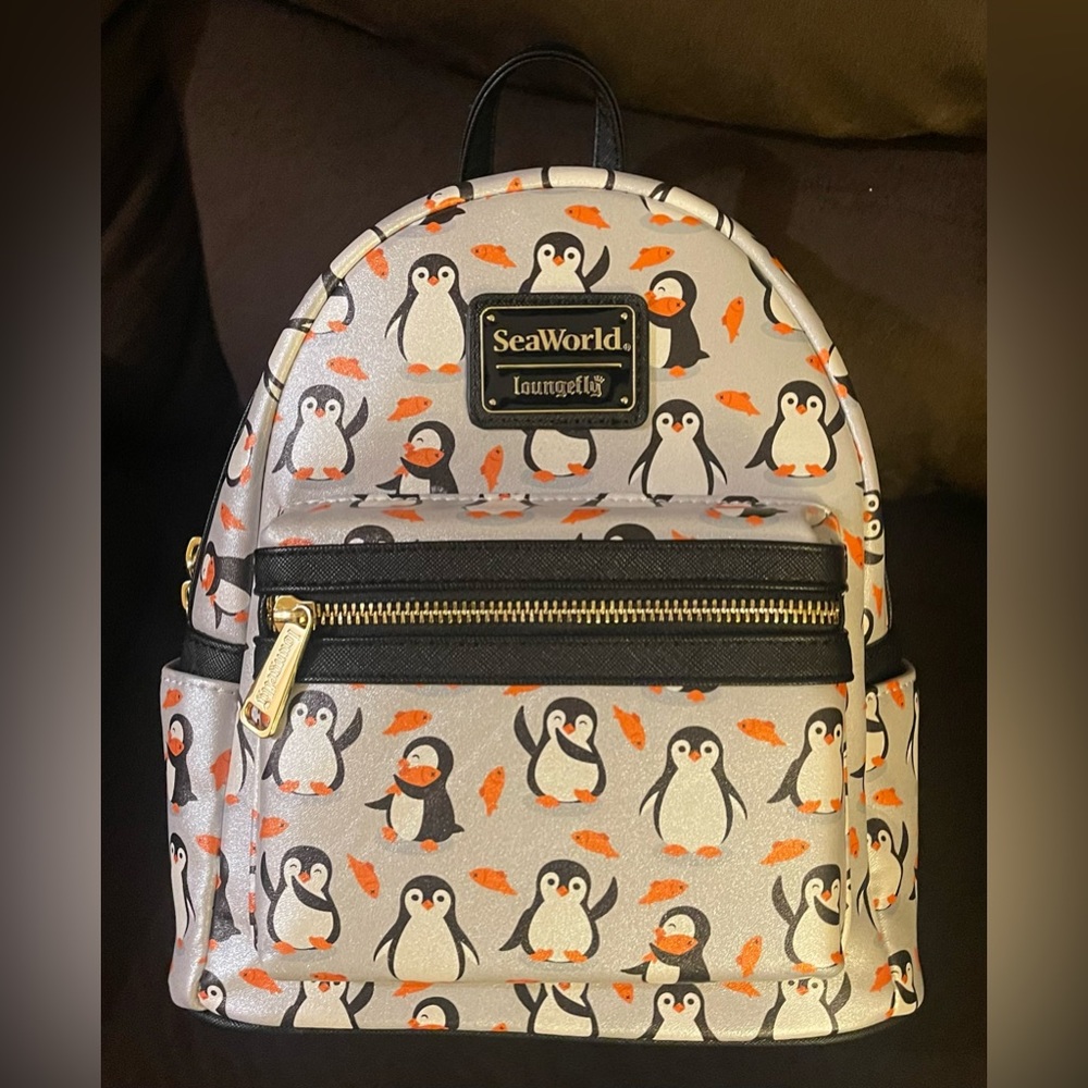 SeaWorld Penguin Loungefly Backpack New